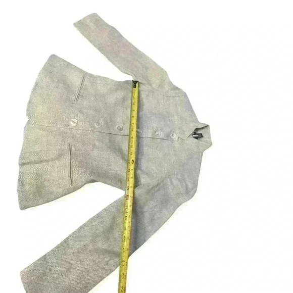 Lauren Ralph Lauren Womens VTG Linen Herringbone Blazer SZ 6P Blue/Grey - Picture 4 of 8